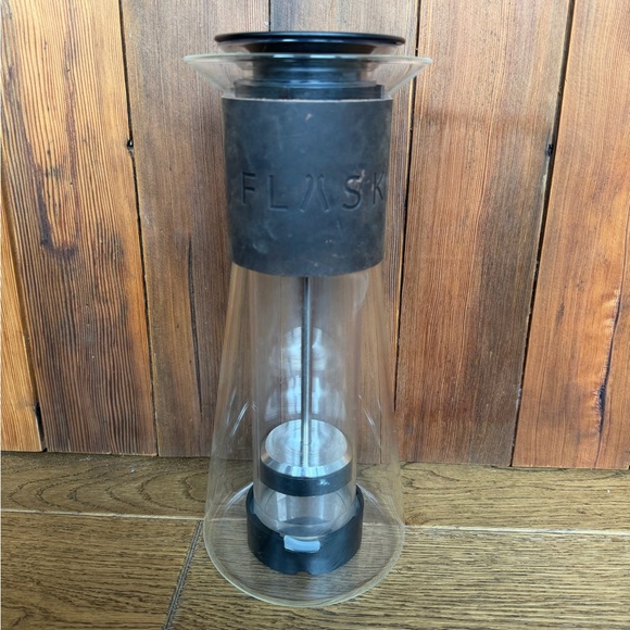 Flask Glass Coffee press double insulated Sleek Coffee Maker - Picture 4 of 12